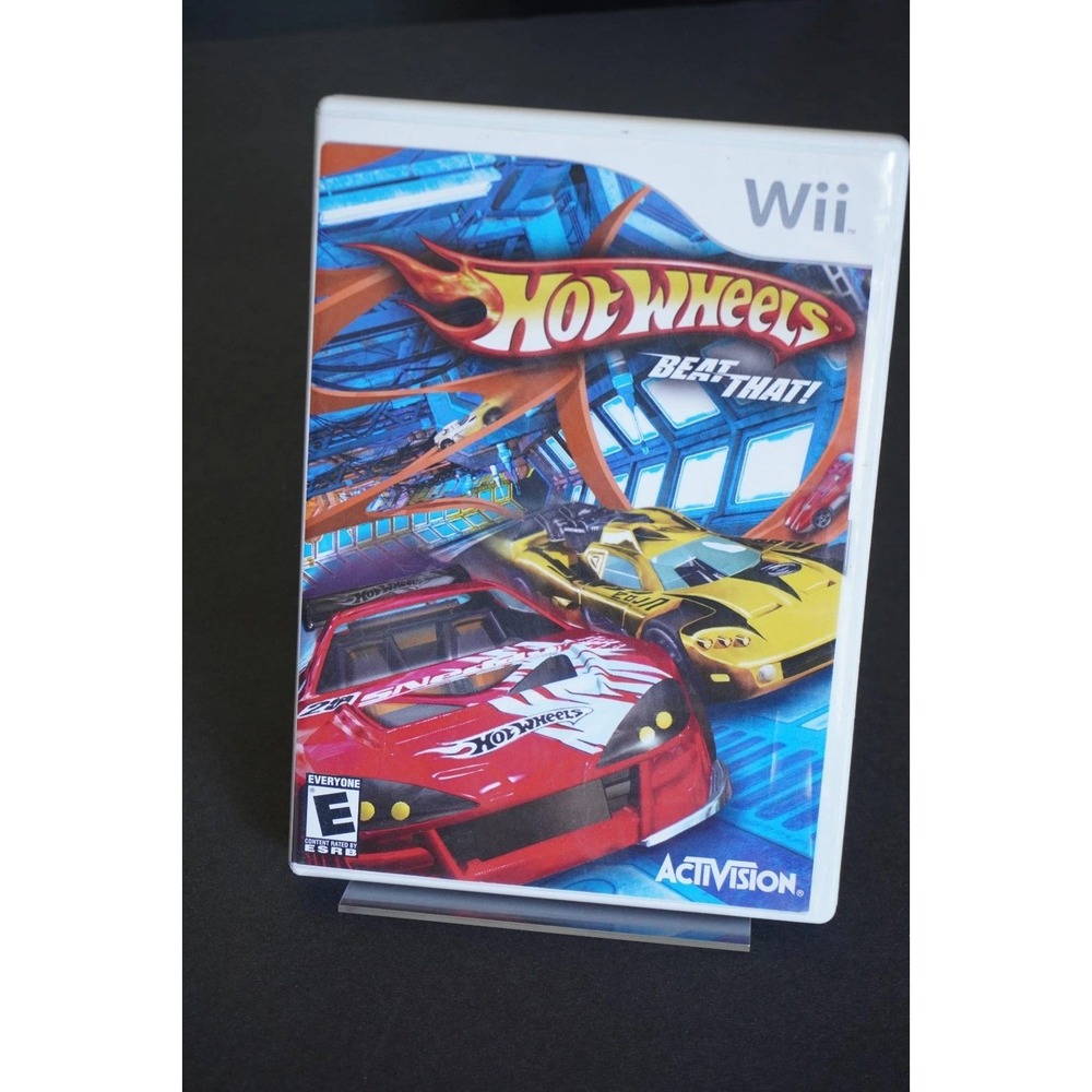 Hot Wheels Beat That! Nintendo Wii Activision Racing Video Game Case Disc